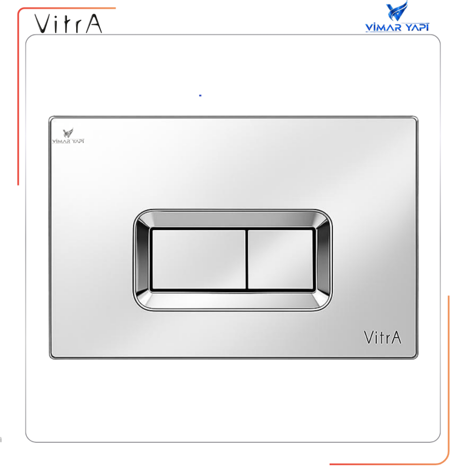 711-8080 Loop R Kumanda Paneli-Parlak.Krom (711 Rez Uyumlu)