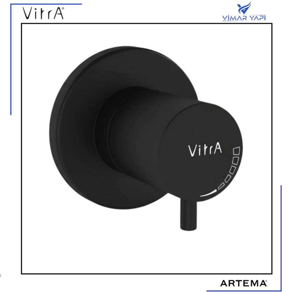 A4145836WTC Origin Ank. Stop Valf-Sıva Üstü, mat siyah