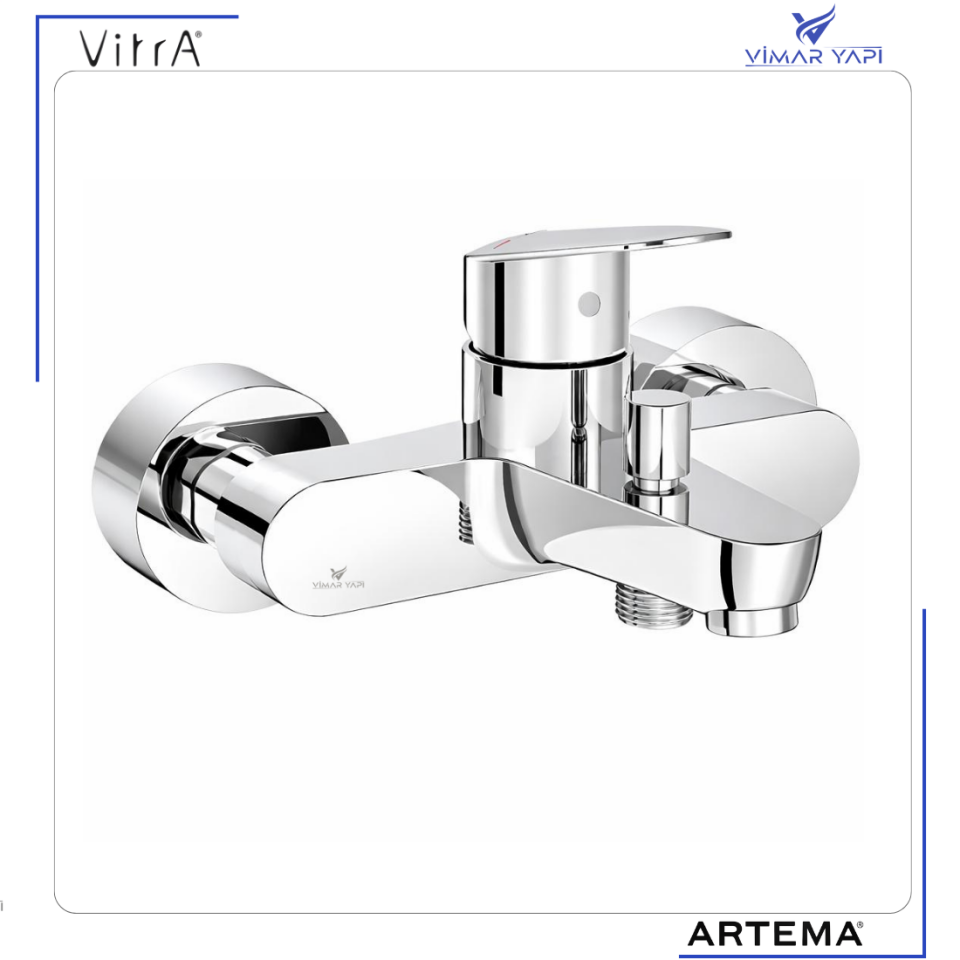 A43057 Artema Flow Round Banyo Bataryası Krom