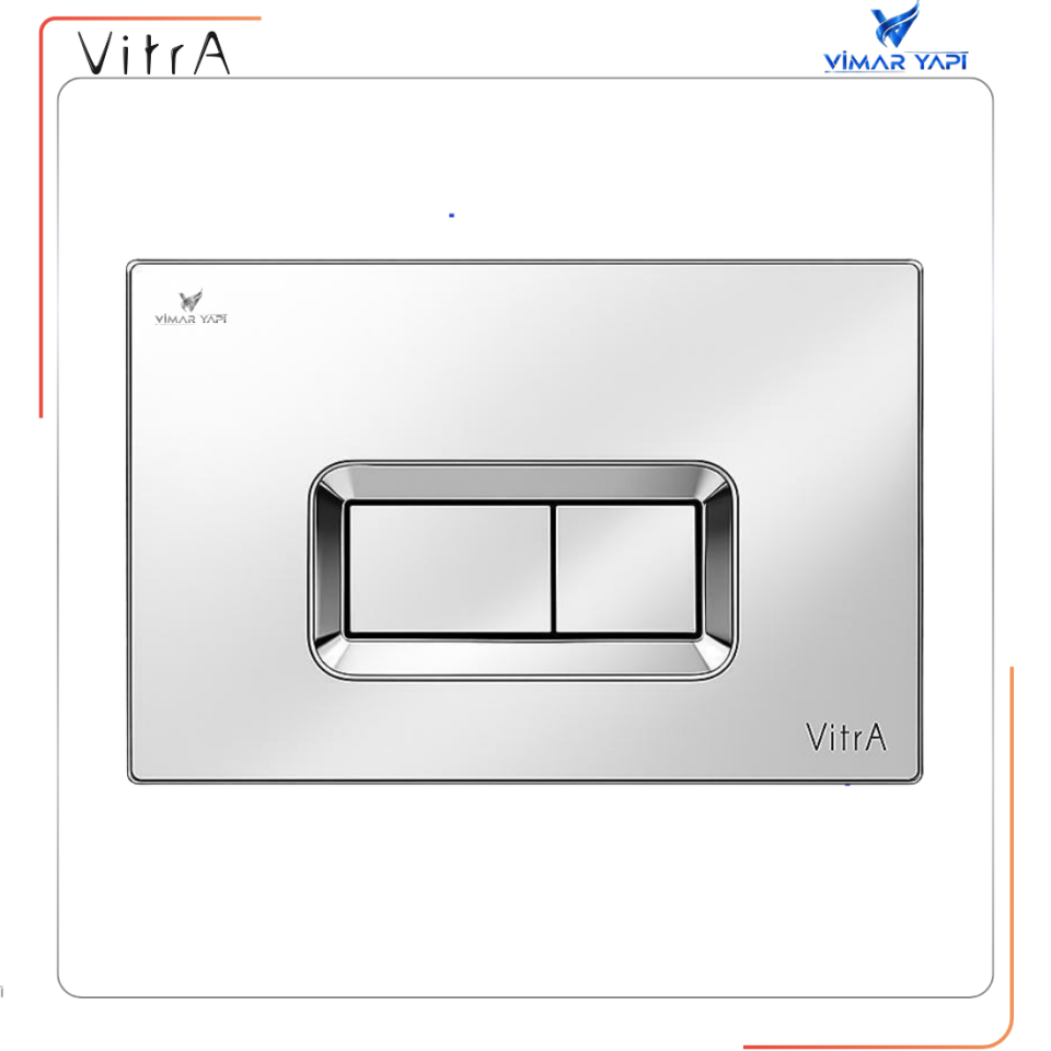 740-0680GR Kumanda Paneli Parlak Krom