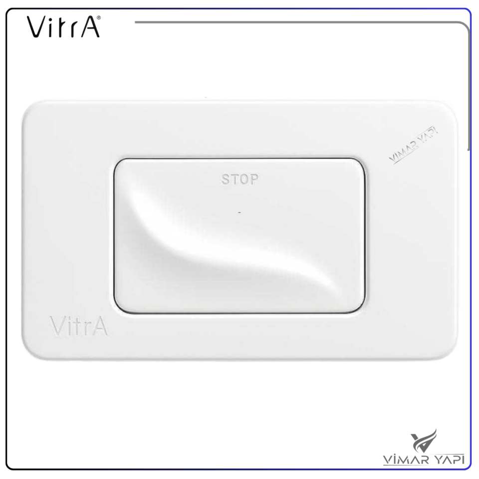426238YP VitrA Kumanda Panel Beyaz Ön Kısım