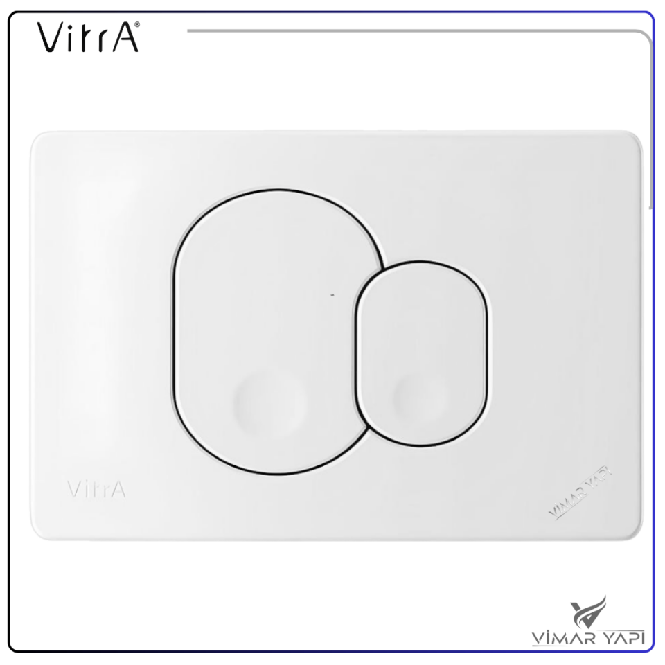 426910YP VitrA Kumanda Paneli 3/6 Beyaz (Ön kısım)
