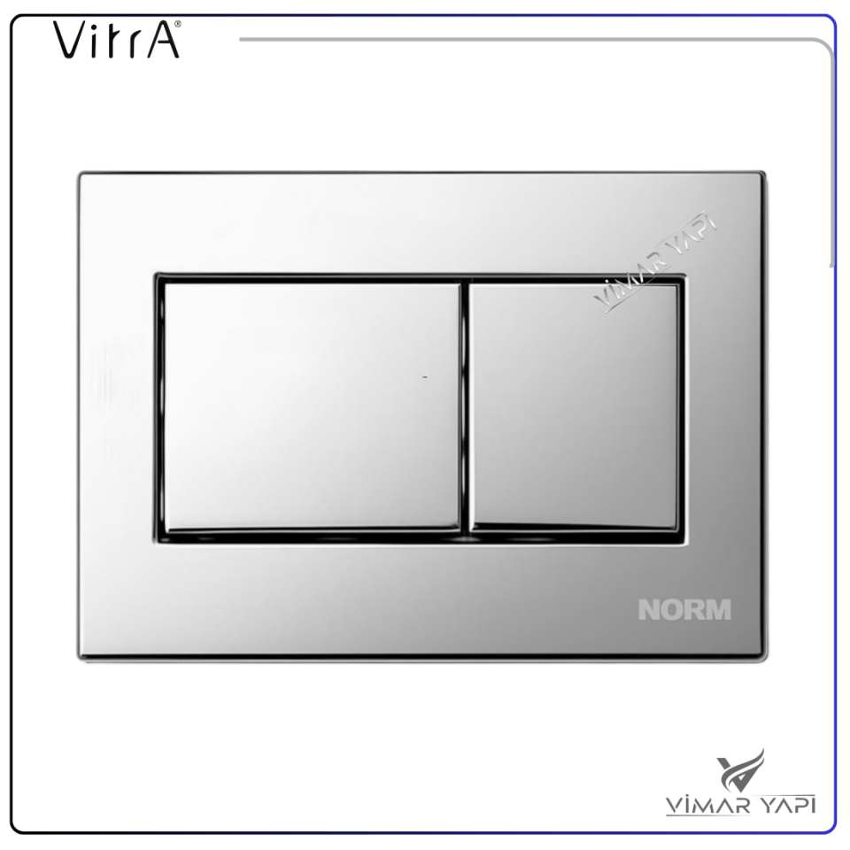 437020YP Kumanda Paneli Grup Parlak Krom Norm (Ön Kısım)