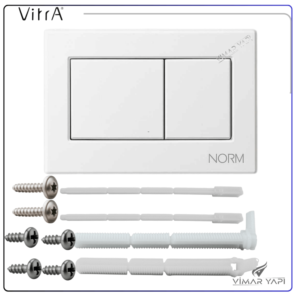 720-0100 Kumanda paneli Beyaz Set Norm