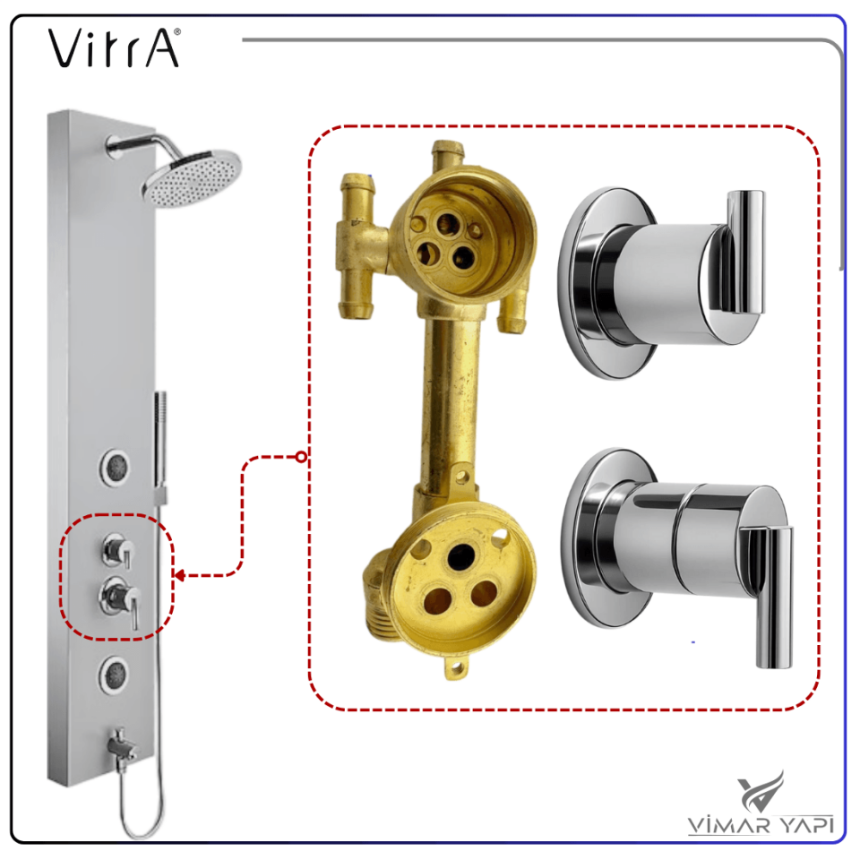A3334701YP Batarya 3 Çıkışlı SWA010 (Move Duş sistemleri için)