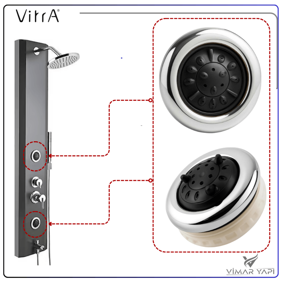 A33344YP MDS Plastik Su Jeti Tek Çıkışlı SNZ10 (Eski seri)