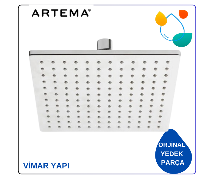 A45707STA Rain Q Duş Başlığı Kare 22X22