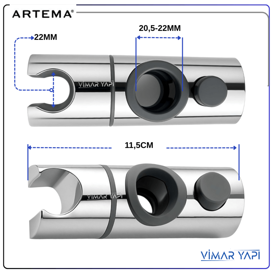 A3374801YP Oynar Askı A3348601 Kolon Duş 22MM