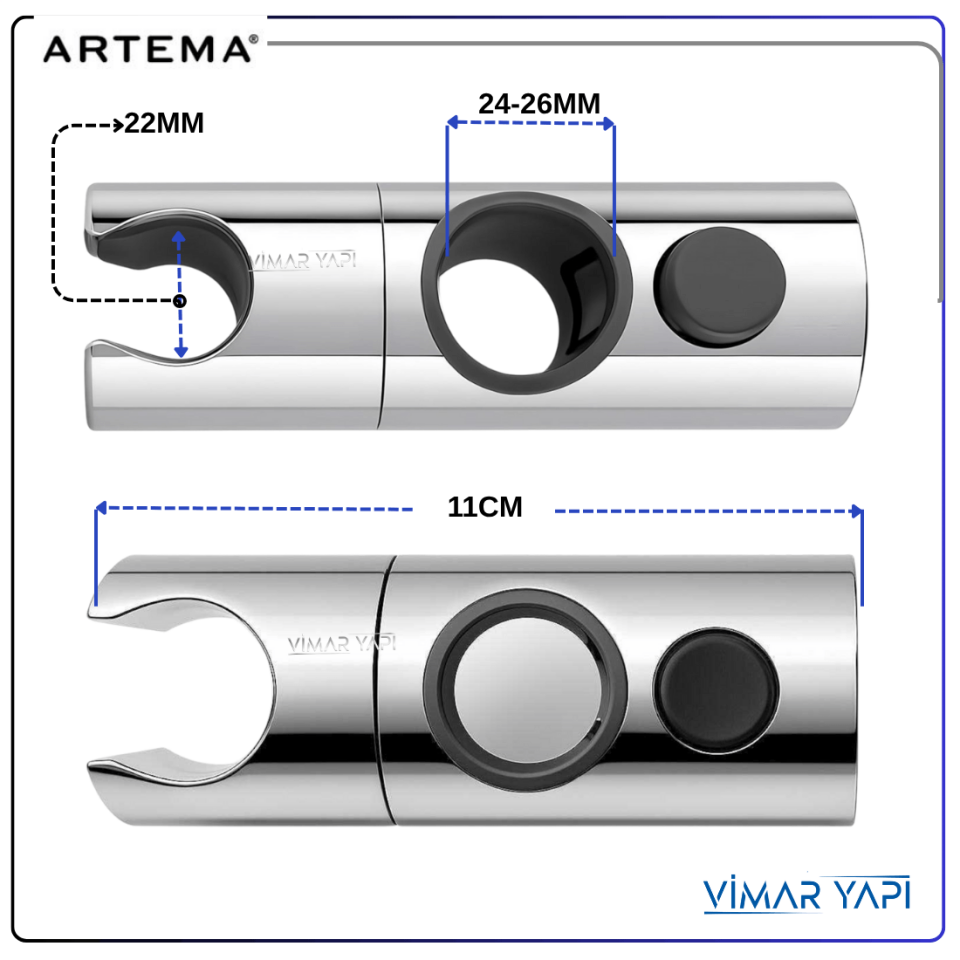 A3327901YP ARTEMA SÜRGÜ TAKIMI İÇİN-AYARLI  Askı - A3305501