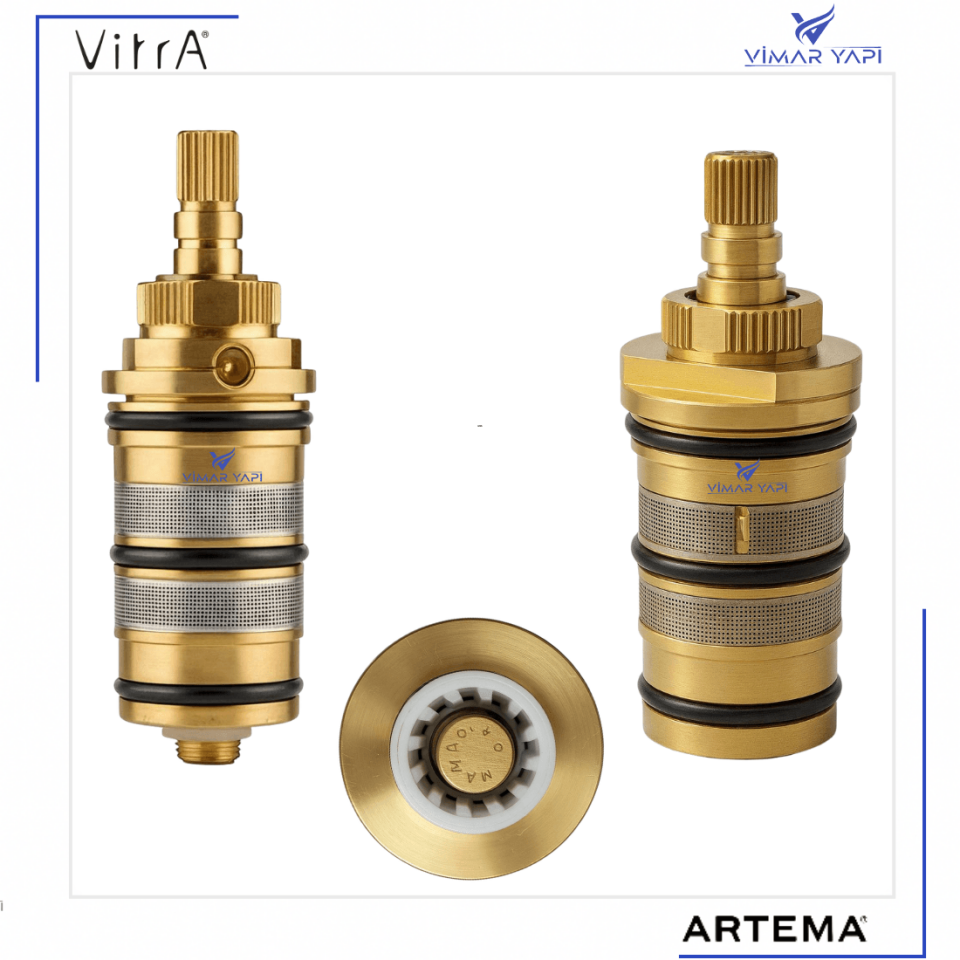 YA-YP-00252YP-5 Çıkışlı Termostatik Kartuş -SWA037