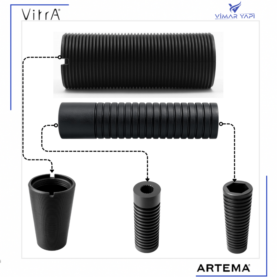 A33419YP Ankastre Taharet Vana Uzatması