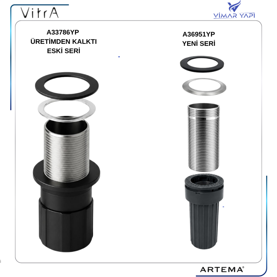 A33786YP  Alt Bağlantı Seti M32x1,5 Armatür montaj seti