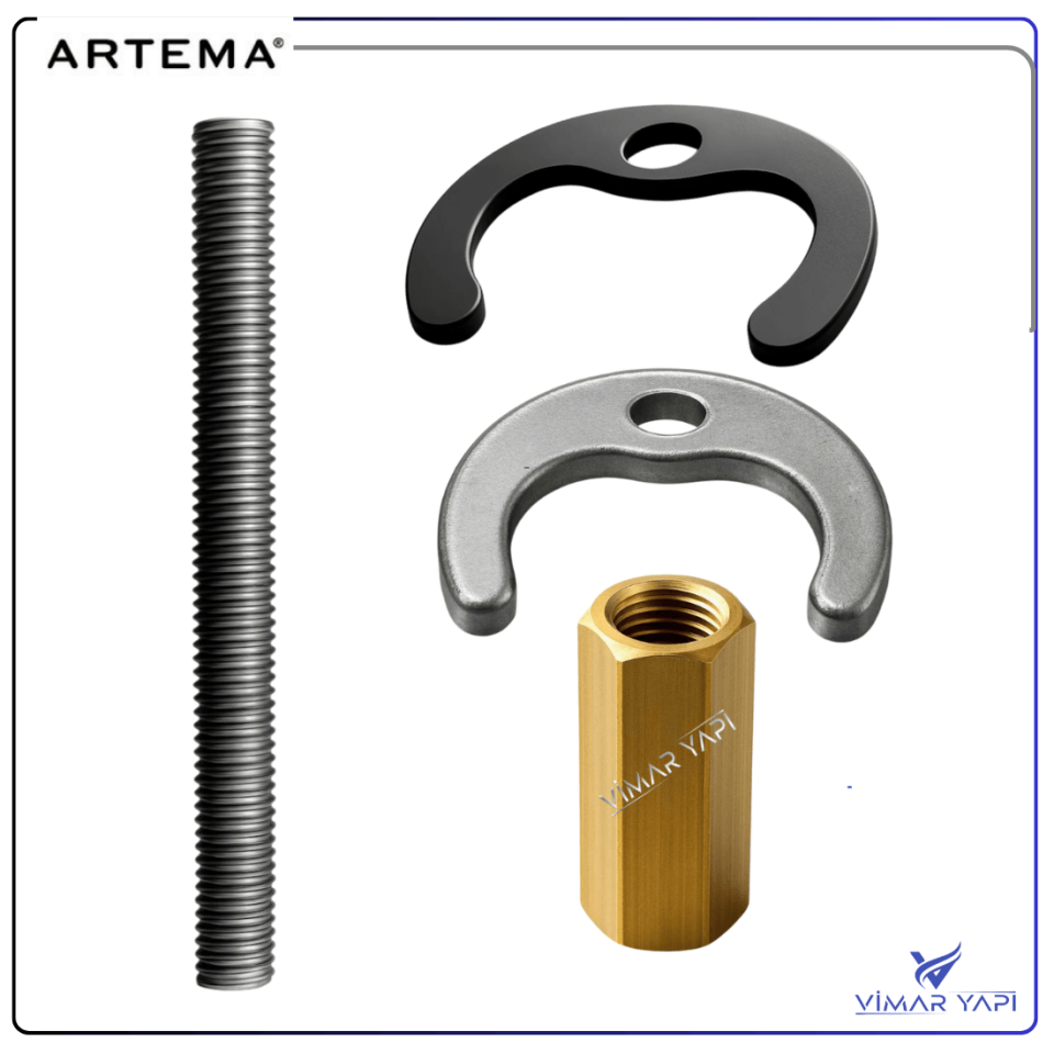 A33310YP Gr. Tespit Plaka+Saplama M8/L=110