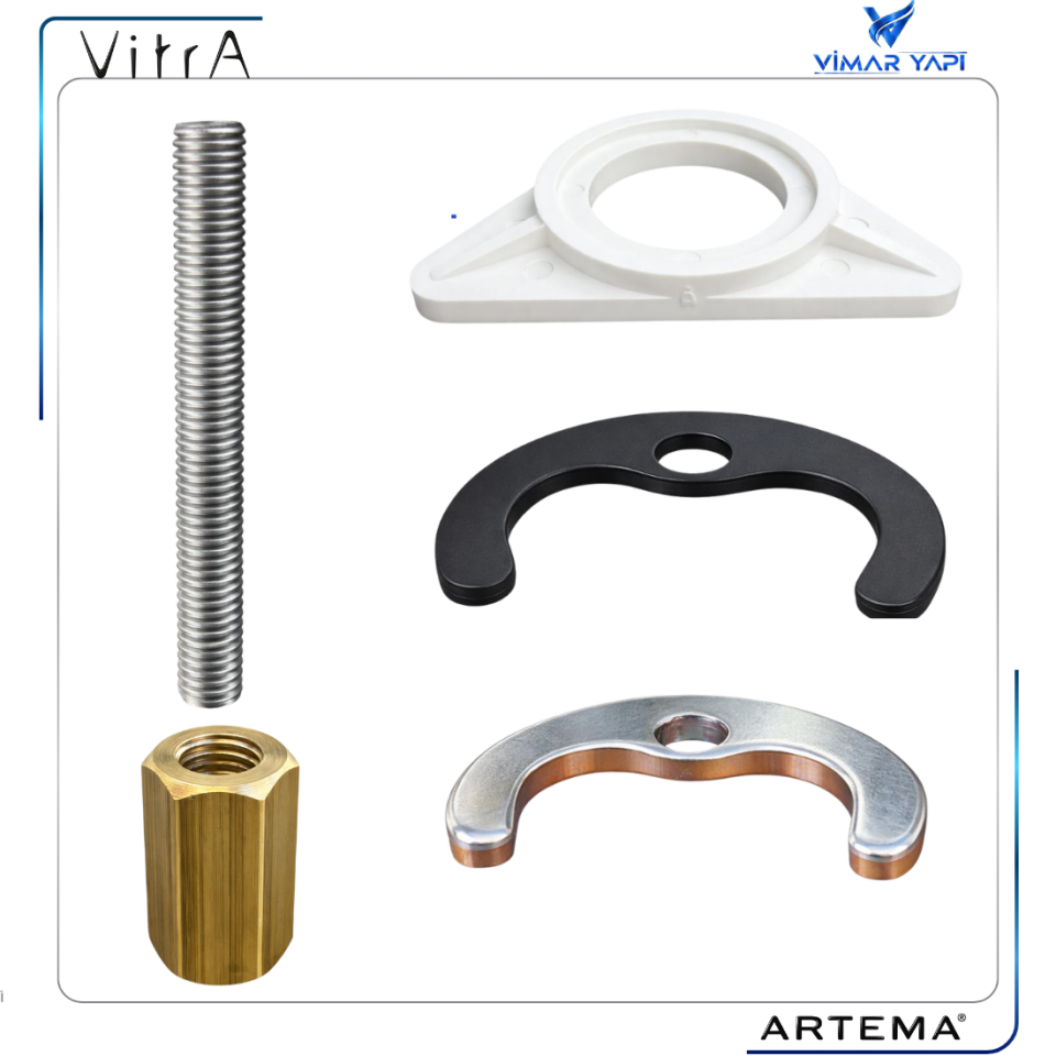 A33302YP Gr. Tespit Plaka+Saplama M8/L=110