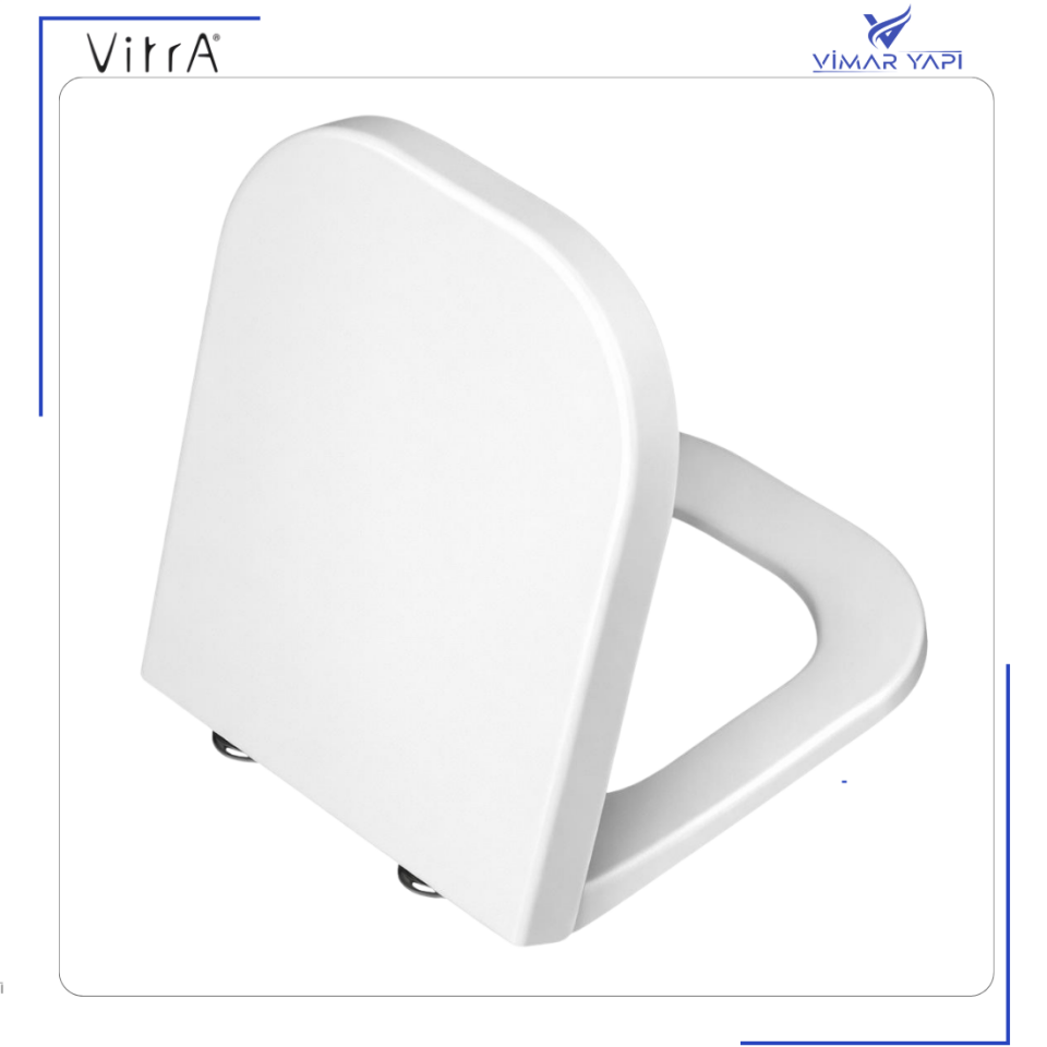 74-003-009 VitrA Retro Soft Close  Klozet Kapağı Beyaz
