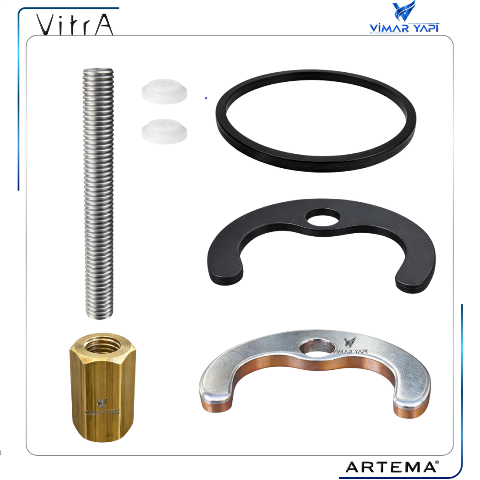 A33727YP Gr. Tespit Plaka+Saplama M8/L=70+Filtre