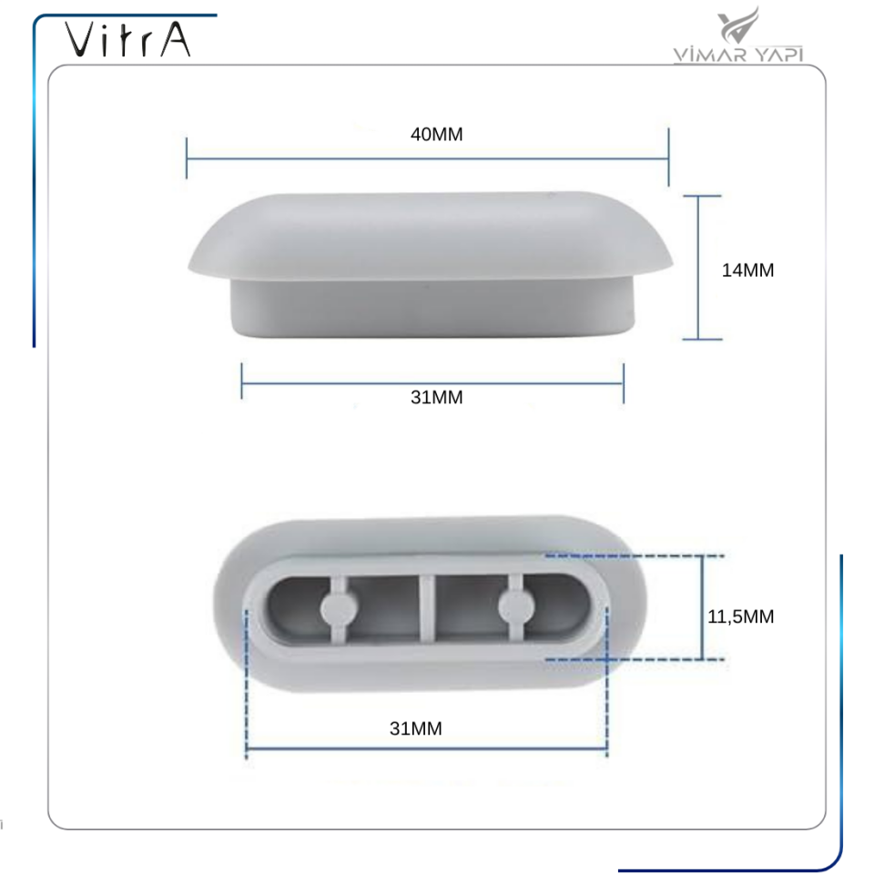 421820YP1TE Standart_Alt_Kapak_Takoz_6.5mm