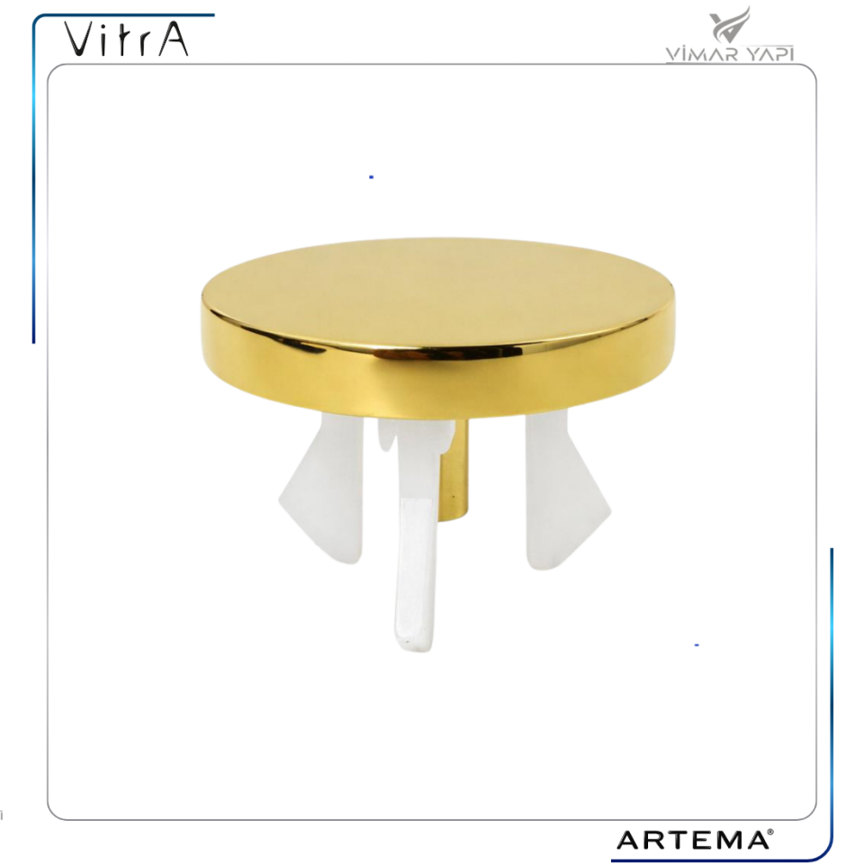 A4516674 Lavabo Taşma Yüzüğü, Soft Altın