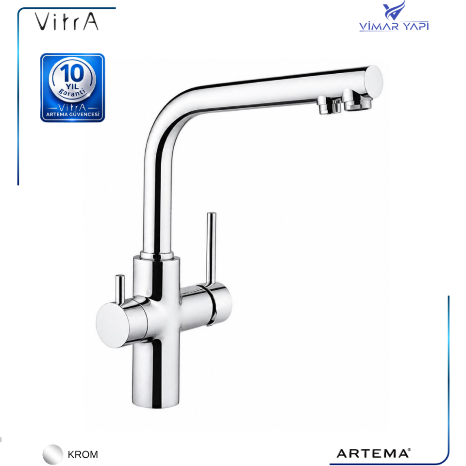 A42144 Arıtmalı Split Dual Flow Eviye Bataryası