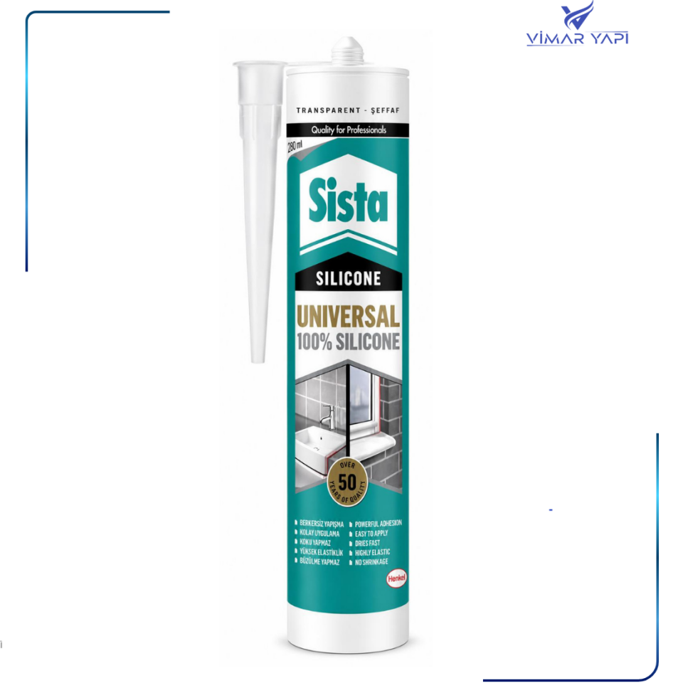 Sista Şeffaf Silikon (280 ml)