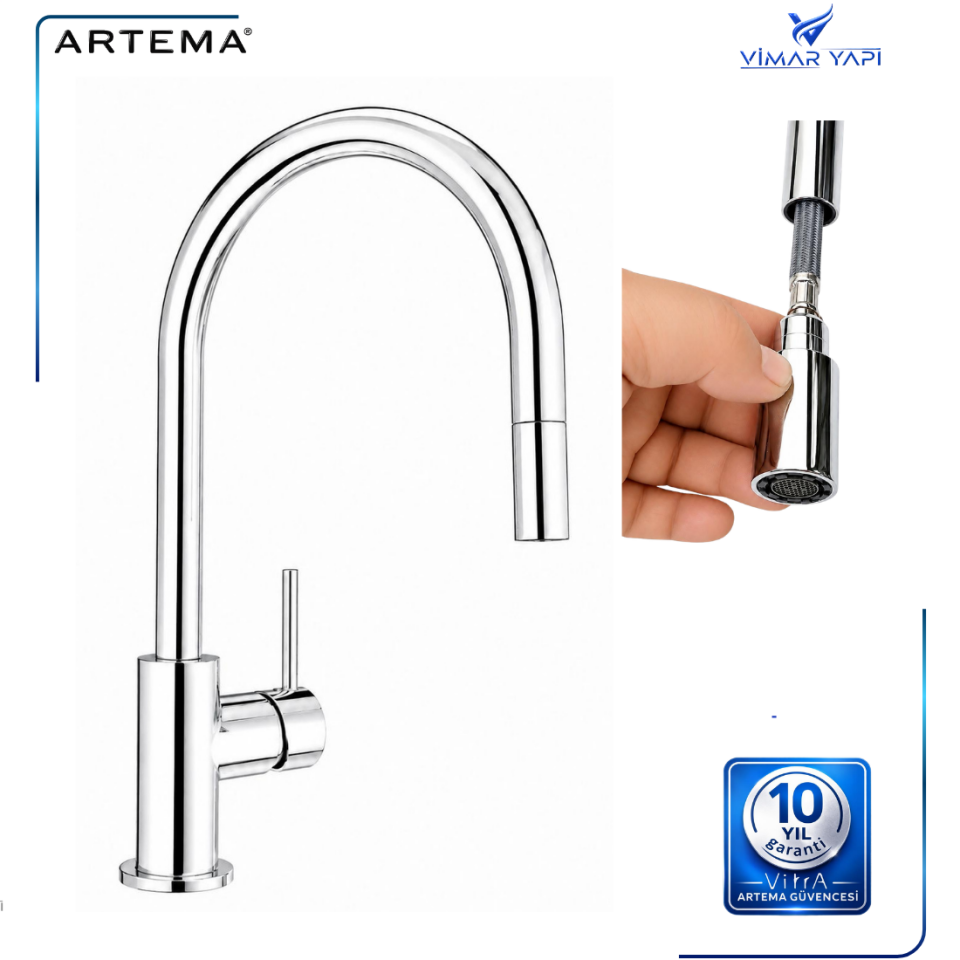 A43749 Shift P-Down Eviye Bataryası, Krom