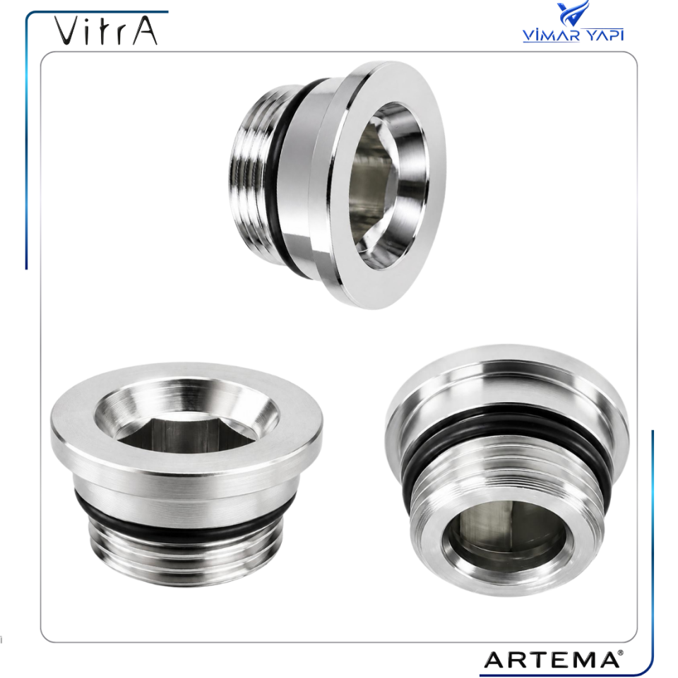 A31027YP Klape Oturma Nipeli M18 × 1,5 Paslanmaz
